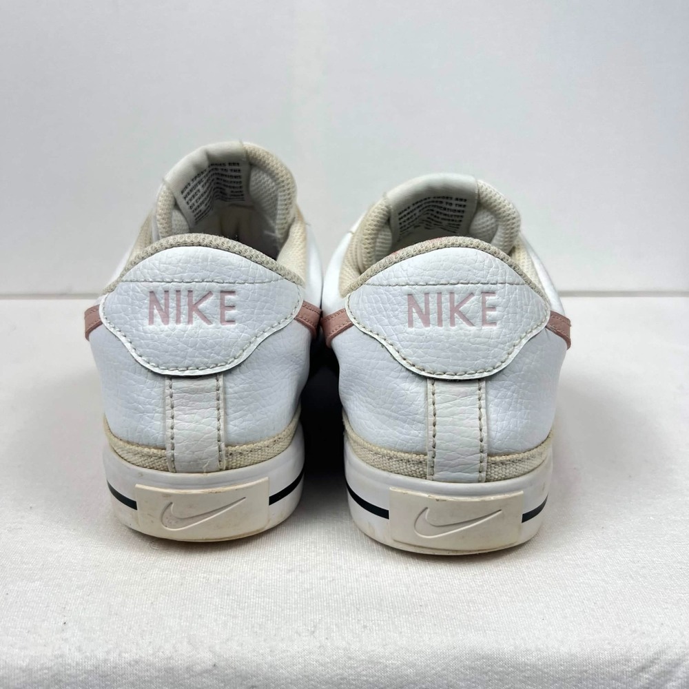 GUC Nike Court Legacy White Rose Whisper Sneaker Woman's Size 9 - Picture 11 of 13